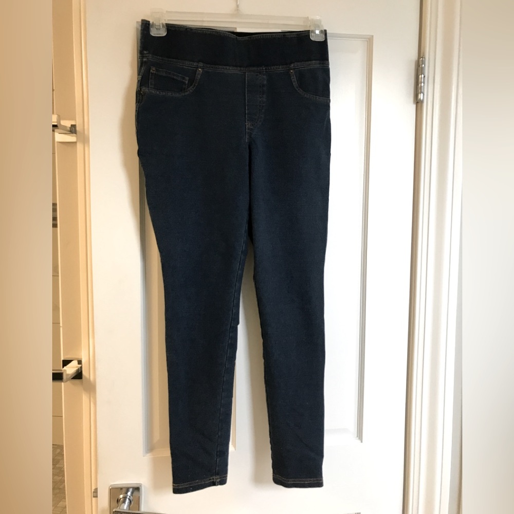 Pull up stretch jeans. So comfy!